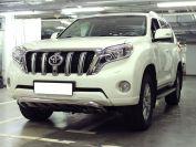 Дуга передняя фигурная d-53 с доп.накладками для Toyota Land Cruiser 150 Prado 2013, Технотек LCPR13_1.6