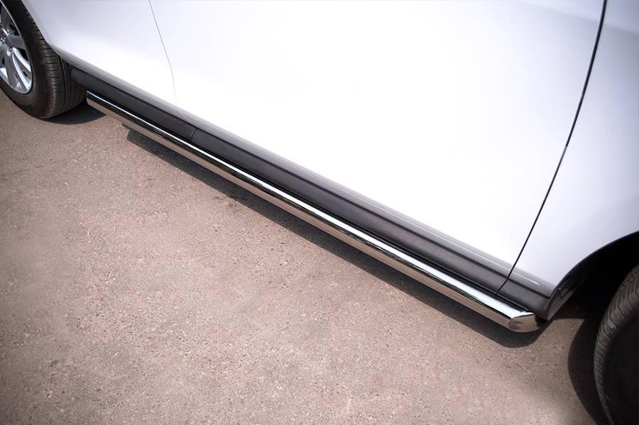 Пороги труба d57 вариант 1 для Mazda CX-7 2010, Slitkoff MC7T-0006431