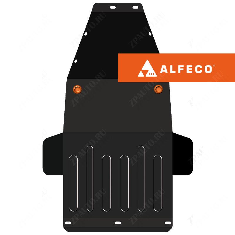 Защита  картера и КПП Lada Niva 2121 1976-2008 V-1,7 , ALFeco, сталь 2мм, арт. ALF2812st