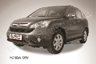 Защита переднего бампера d57 черная Honda CR-V (2006-2009) , Slitkoff, арт. HCRV004B