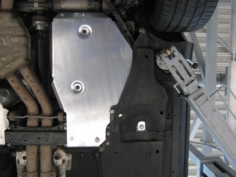 Защита топл. бака для PORSCHE Cayenne S  2018 -, V-2.9T AT 4WD , Sheriff, алюминий 4 мм, арт. 35.4024