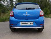 Защита задняя нижняя 42,4мм для автомобиля Renault Sandero (5S) 2014-2018, TCC Тюнинг RENSAN15-06
