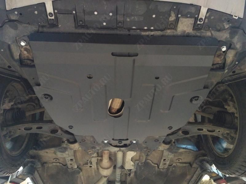 Защита картера и КПП для HONDA CR-V (5)  2017 -, V-2.4 CVT 4WD; 2.0 AT, MT CVT 4WD, Sheriff, алюминий 5 мм, арт. 09.3625