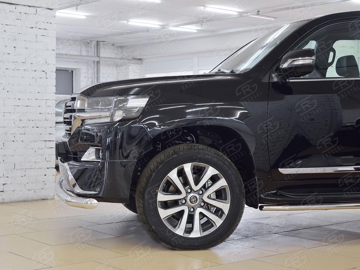 Защита переднего бампера d76 Toyota LC 200 Executive 2016, Slitkoff TLCZ-002556