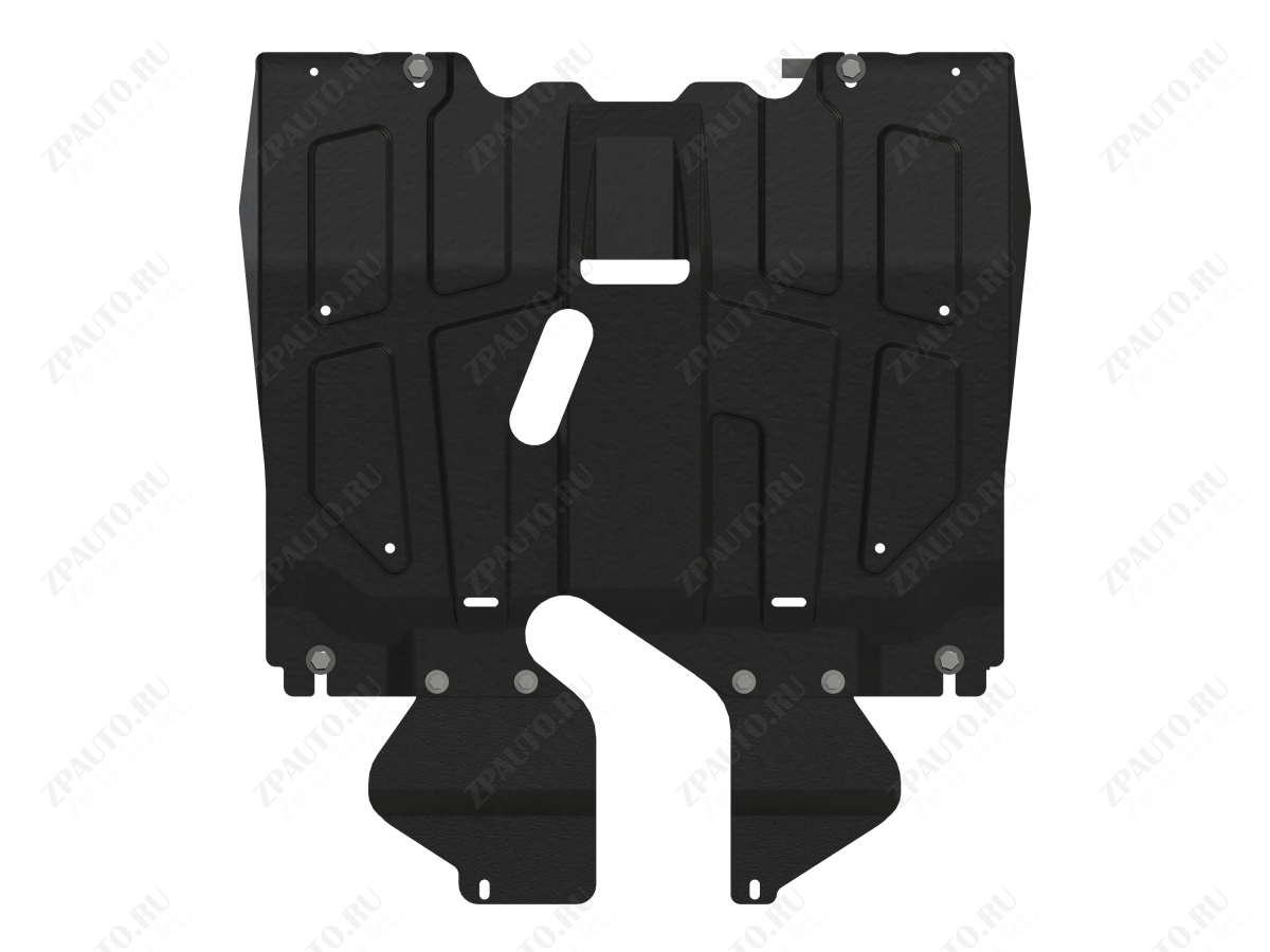 Защита картера для TOYOTA Highlander   2020 - V-3,5 AT FullWD, Sheriff, сталь 2,0 мм, арт. 24.3821