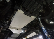 Защита  РК для Chevrolet TrailBlazer 2012-2015  V-2,8TD , ALFeco, алюминий 4мм, арт. ALF0321al