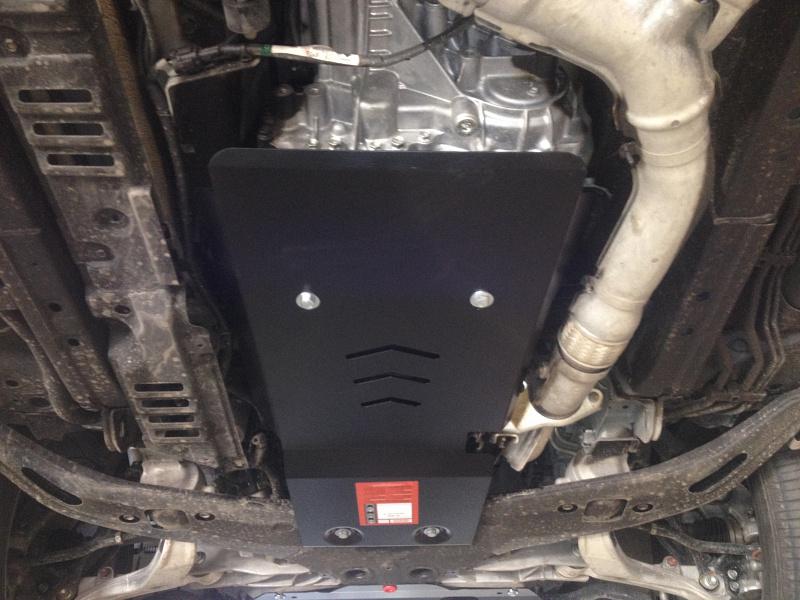 Защита АКПП для INFINITI QX 70 (FX 30/35/37) 2008 - 2017, V-3,0 TD; 3.5; 3.7, Sheriff, сталь 2,5 мм, арт. 15.1522