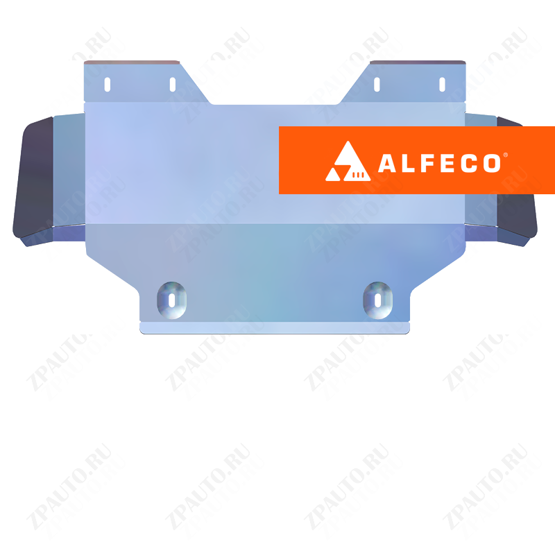 Защита  радиатора Nissan Patrol (Y62) 2010-2017 V-5,6 , ALFeco, алюминий 4мм, арт. ALF1531al