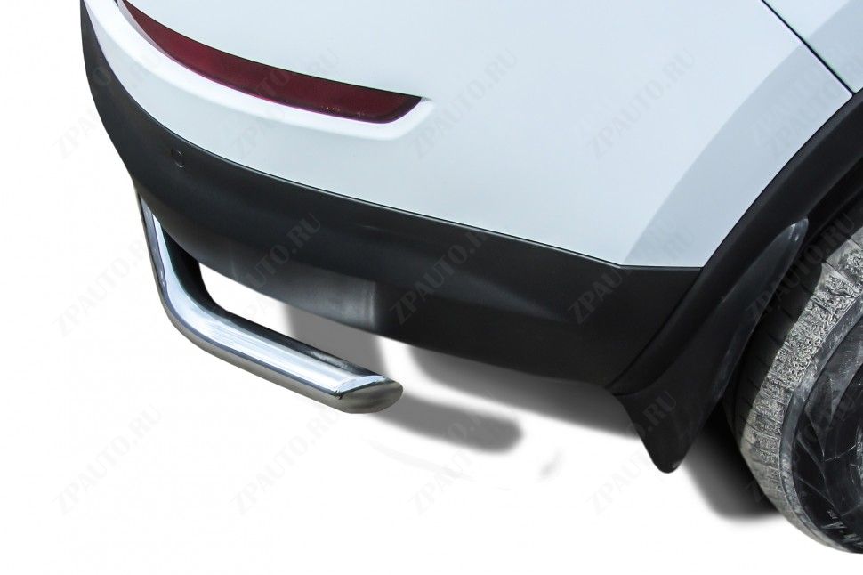 Защита заднего бампера D57 с гибами Skoda Kodiaq (2016-2021) , Slitkoff, арт. SKKOD-006