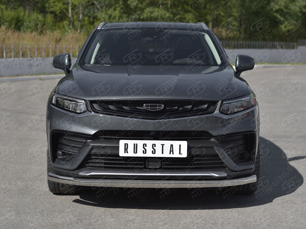 GEELY TUGELLA 2020- Защита переднего бампера d57 секции GTGZ-003942