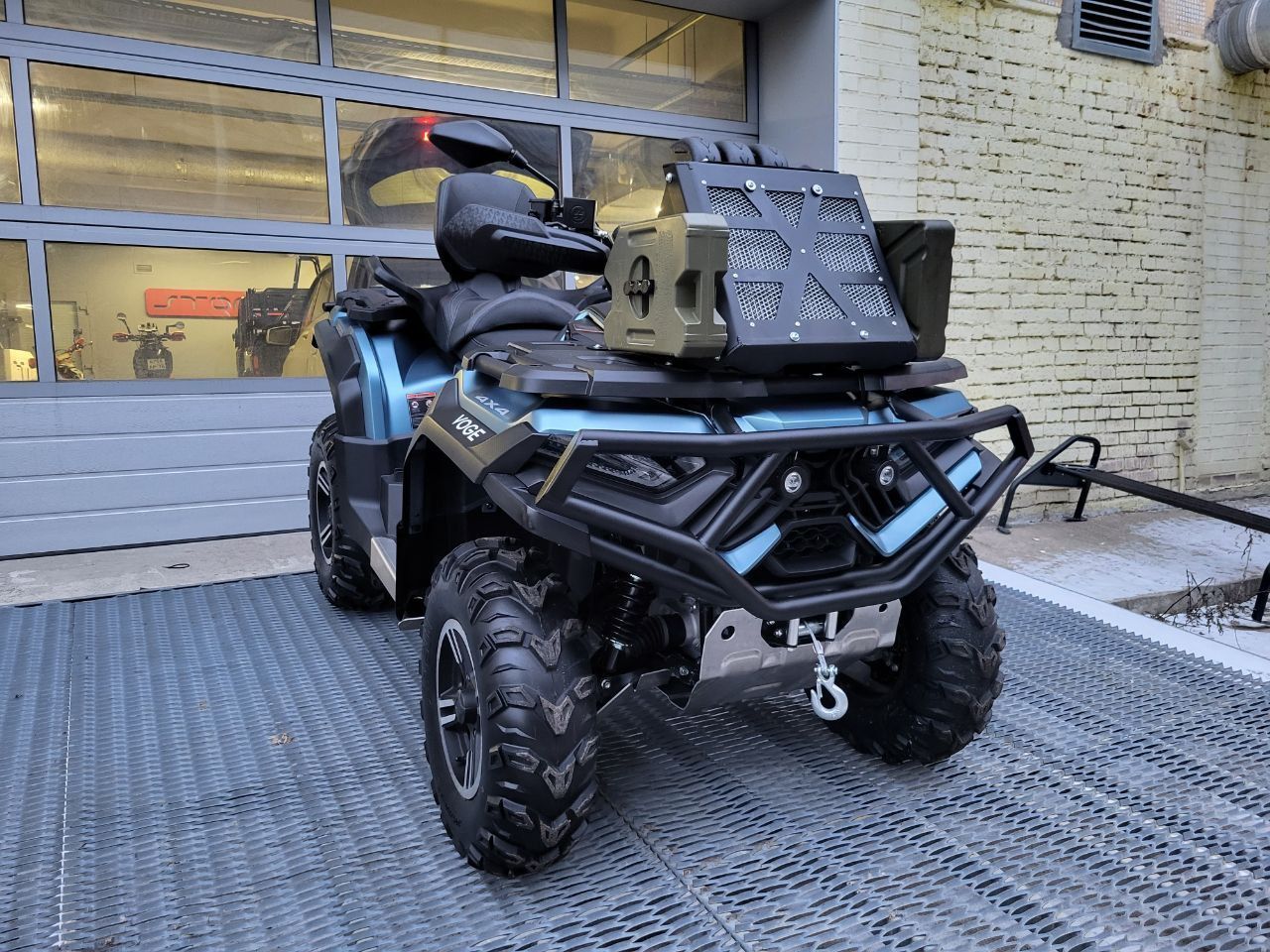 Вынос радиатора для Loncin XWolf 700L 2022 -, алюминий 3 мм, STORM, арт. MP 0760