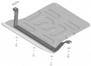 Защита алюминиевая Мотодор (Задний электромотор), 4 мм,  Voyah Free  2023- арт. 348605