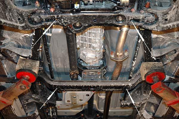 Защита картера для MAZDA Proceed  1991 - 1999, V-2,2; 2,5D; 2,5TD, Sheriff, сталь 2,5 мм, арт. 12.0699