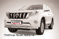 Защита переднего бампера d76 Toyota Land Cruiser Prado J150 (2013-2017) , Slitkoff, арт. TOP14-003