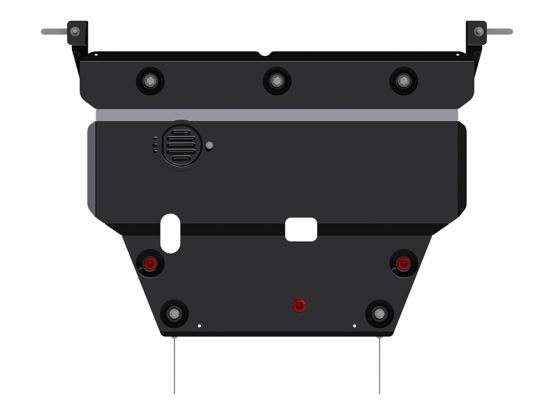 Защита картера и КПП для CHANGAN CS35 Plus  2019 -, V-1,6 AT, MT FWD, Sheriff, сталь 2,0 мм, арт. 28.4412