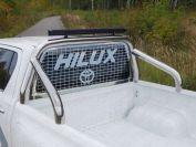 Защита кузова и заднего стекла 76,1 мм со светодиодной фарой (только для кузова) для автомобиля Toyota Hilux 2015-, TCC Тюнинг TOYHILUX15-17