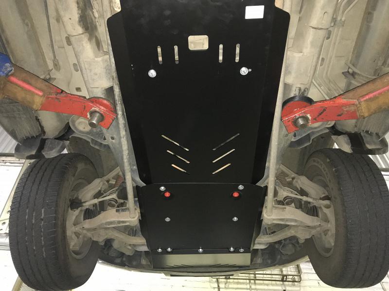 Стальная защита АКПП на Dodge Durango, сталь 2,5 мм, Sheriff (Шериф) 04.1357