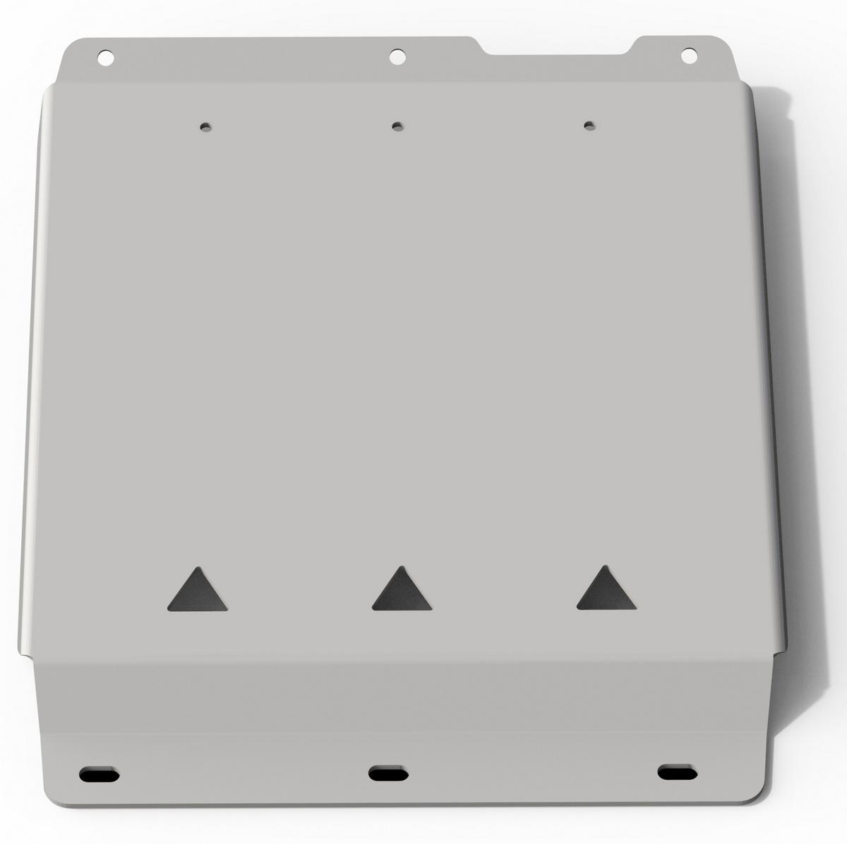 Защита топливного бака Rival для Toyota Land Cruiser 78 2007-н.в., алюминий 6 мм, с крепежом, 2333.5788.1.6