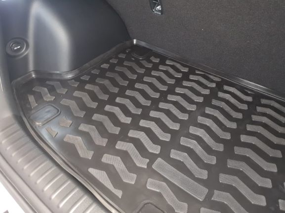 Ковер багажный модельный (высокий борт) для Kia Soul (SK3) (2019-) , верхний (с SUB), Элерон, арт. 70856