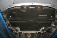 Защита  картера и кпп  для Volkswagen Caddy III (2K) 2003-2015  V-all , ALFeco, сталь 2мм, арт. ALF2012st-6