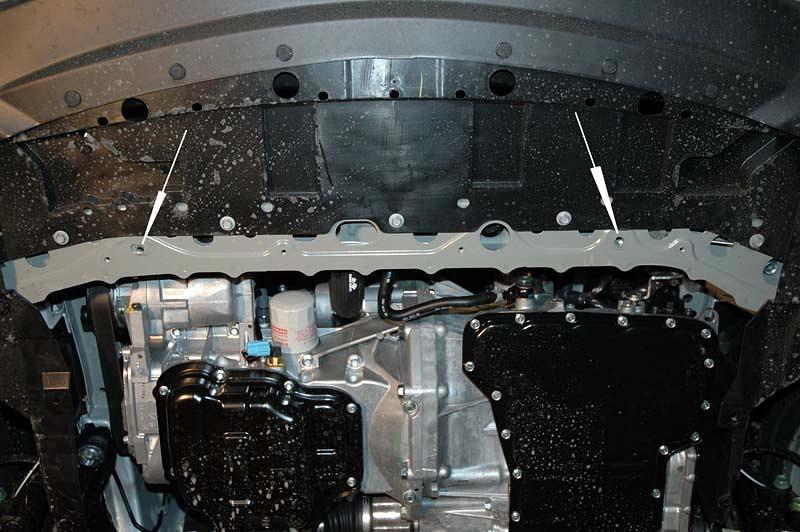 Защита картера и КПП для NISSAN Tiida  2004 - 2014, V-1,5; 1,6; 1,8, Sheriff, сталь 2,0 мм, арт. 15.1255