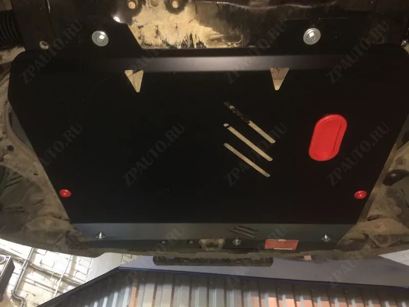 Защита картера и КПП для HYUNDAI Santa Fe  2006 - 09.2012, V-2.2CRDi ; 2.4 ; 2.7, Sheriff, сталь 2,0 мм, арт. 10.0900