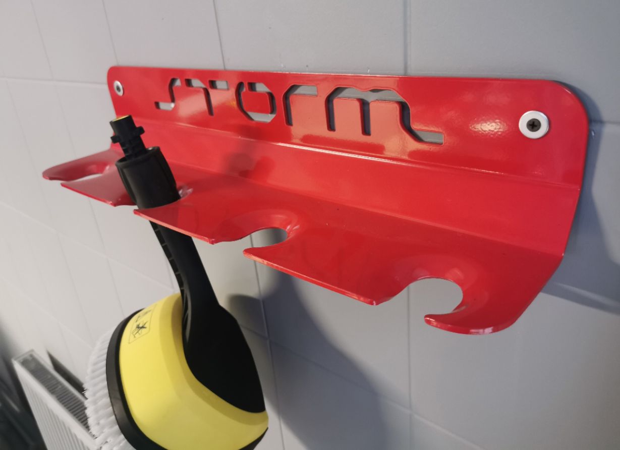 Держатель аксессуаров для мойки на стену (универсальный), сталь 2 мм, STORM, арт. MP 0565