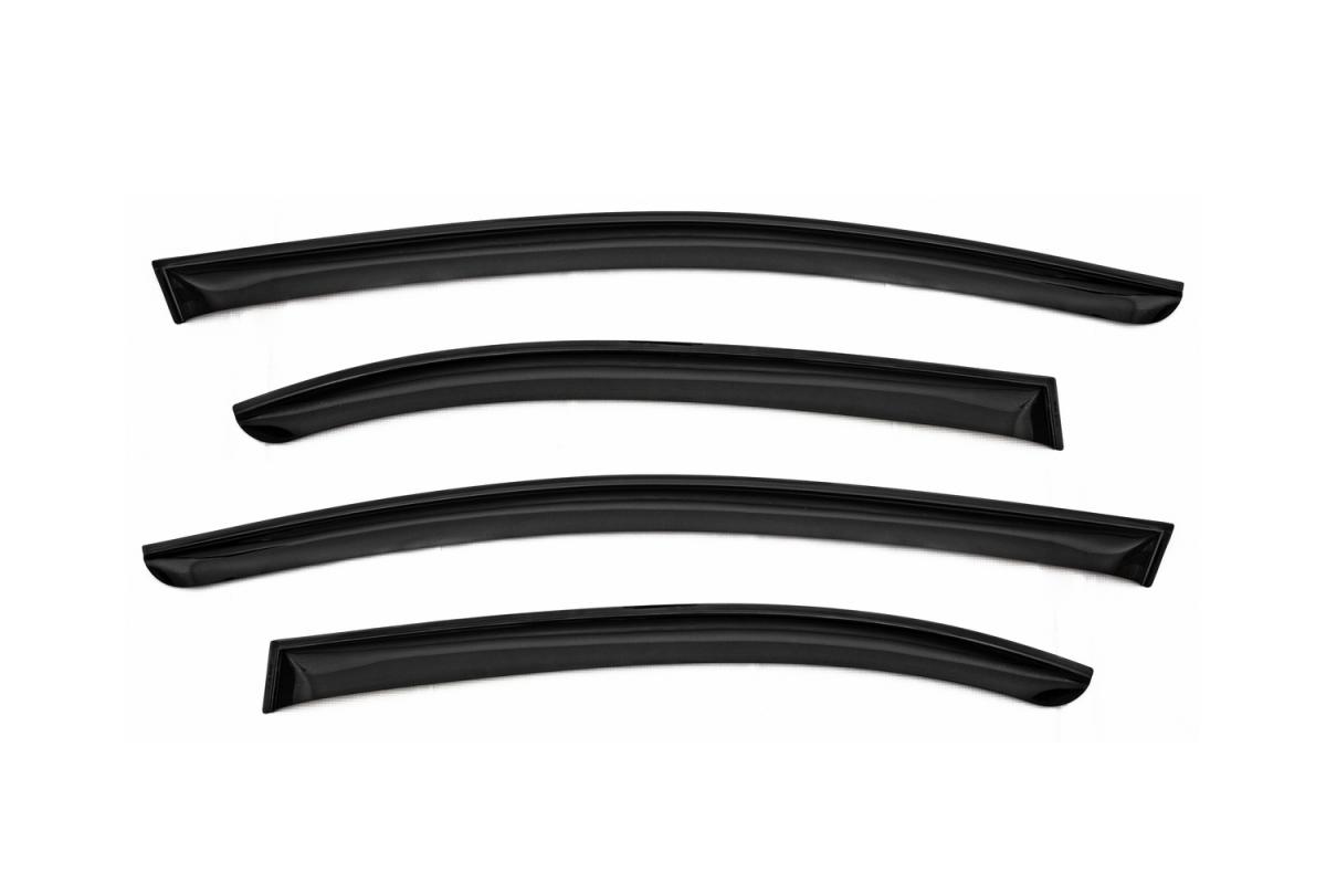 Дефлектор окон (НАКЛАДНОЙ скотч 3М) 4 шт. HONDA CIVIC VIII (FC1) 2005-2011 седан