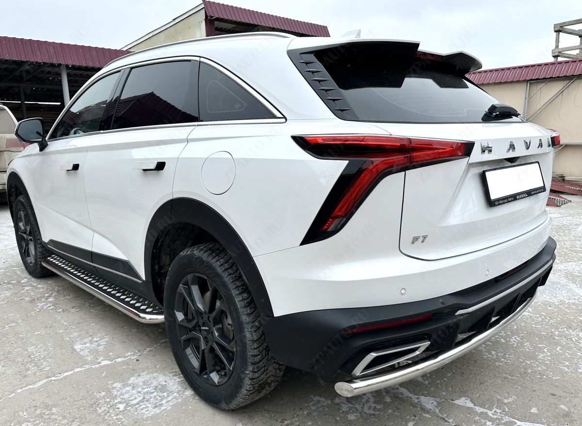 Защита заднего бампера   для автомобиля Haval HAVAL F7 2024 арт. GWF7.24.11