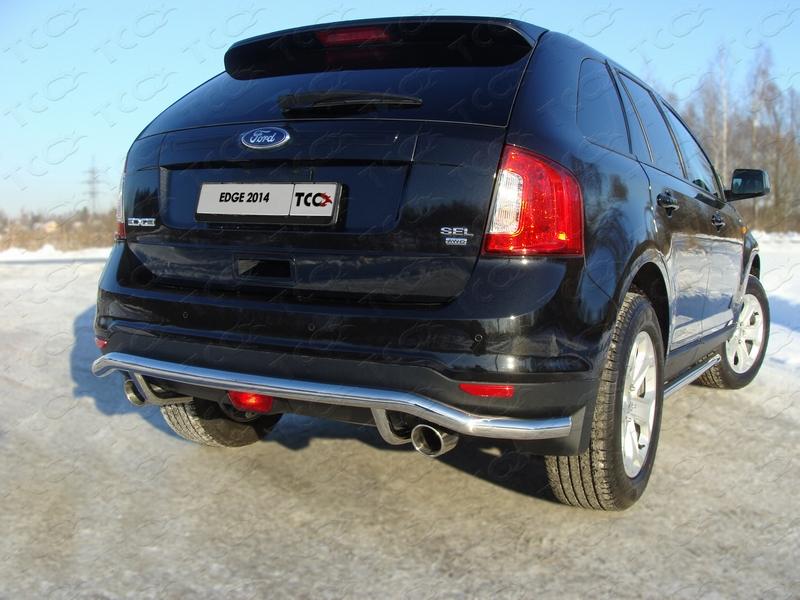 Защита задняя 60,3 мм для автомобиля Ford Edge 2014-2015 TCC Тюнинг арт. FOREDG14-12