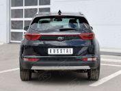 Защита заднего бампера d75х42 Kia Sportage 2016, Slitkoff KSZ-002292