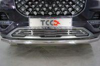 Решетка радиатора нижняя 12 мм для автомобиля Chery Tiggo 8 pro 2021 TCC Тюнинг арт. CHERTIG8P21-14
