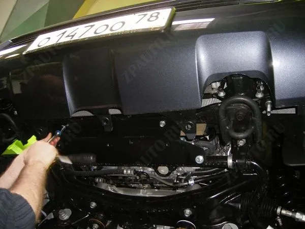 Защита картера для TOYOTA Tundra  2007-2021, V-4.7; 5,7, Sheriff, алюминий 5 мм, арт. 24.1562