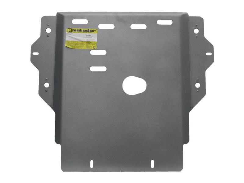 Защита рк алюминиевая Motodor для Land Rover Defender 110 2007- (8 мм, алюминий), 383206