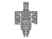 Защита днища для POLARIS Ranger 570 (Mid Size) 2014-19, алюминий 4 мм, STORM, арт. 2955