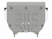 Защита картера и КПП для VOLKSWAGEN Crafter  2017 - V-2.0D MT FullWD, Sheriff, алюминий AL 6 мм, арт. 26.6444 Алюминий