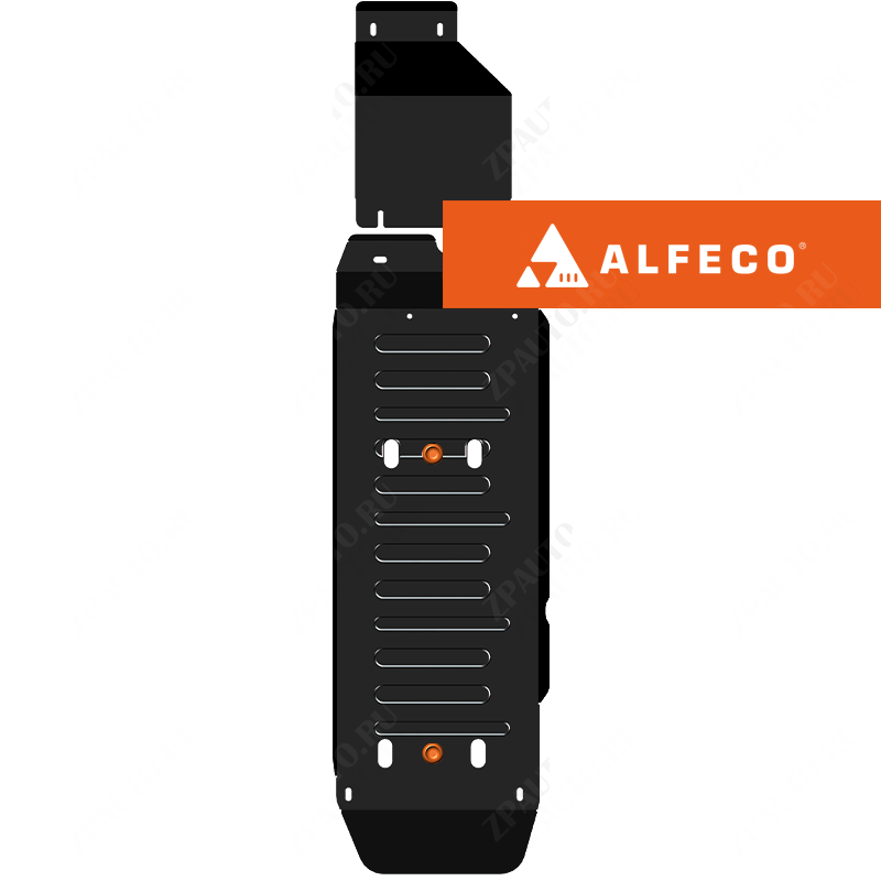 Sollers ST6 2023- V-2,0MT; 2,0TD защита топливного бака (2 части), ALFeco, сталь, 2 мм, арт. ALF5607st-2