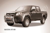 Кенгурятник d57 низкий c защитой картера Mazda BT-50 (2006-2011) , Slitkoff, арт. MZB004