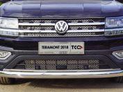 Решетка радиатора нижняя (с парктроником и камерой лист) для автомобиля Volkswagen Teramont 2018-, TCC Тюнинг VWTER18-17