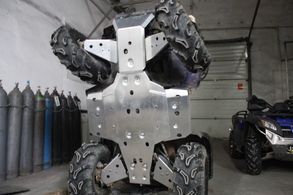 Комплект защиты квадроцикла YAMAHA Grizzly 700 2013-2015, алюминий 4мм, ALFeco, арт. ALF12010al