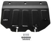 Защита картера и КПП Rival для Mazda 3 BP АКПП 2019-2020, сталь 1.8 мм, с крепежом, штампованная, 111.3827.1