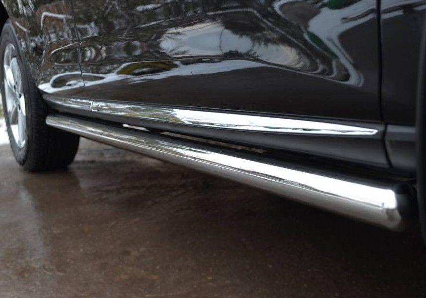 Пороги труба d76 вариант 3 для Nissan Murano 2010, Slitkoff NMT-0103173