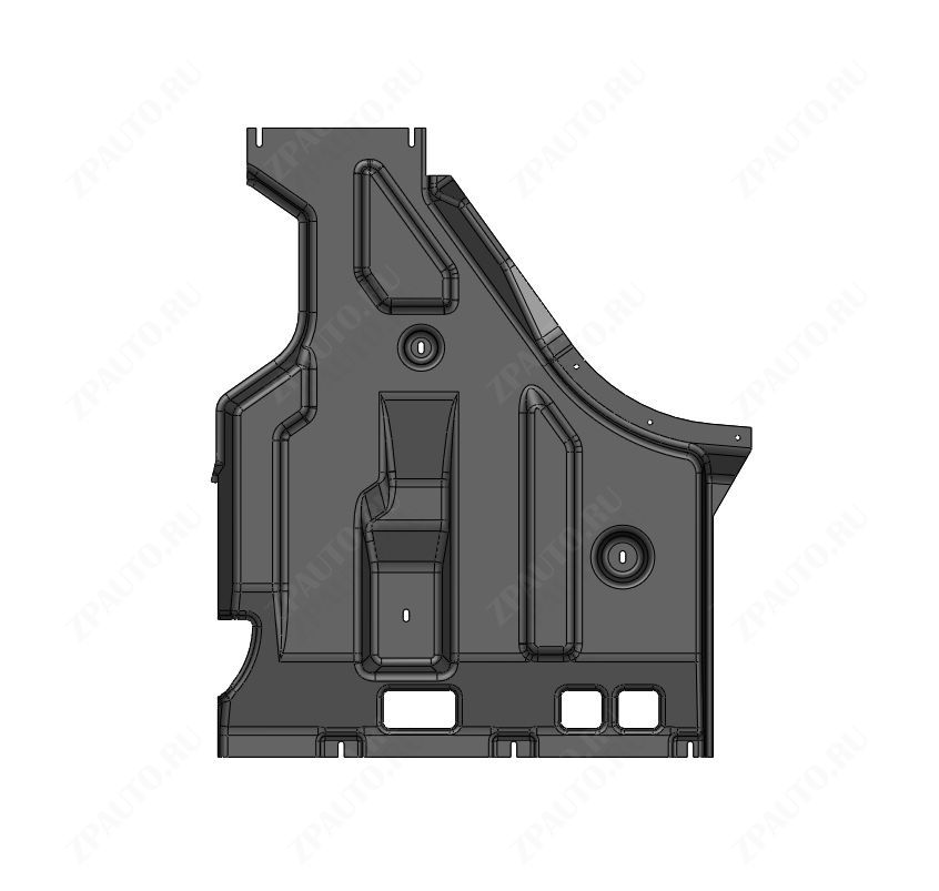49.05K Защита днища (2-я часть) Voyah Free 2021-, гибрид (кроме LONG RANGE и 318 серии) (Композит 6 мм)