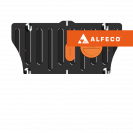 Защита  картера Kia Stinger  4WD 2017-2022 V-2,0T , ALFeco, сталь 2мм, арт. ALF11422st