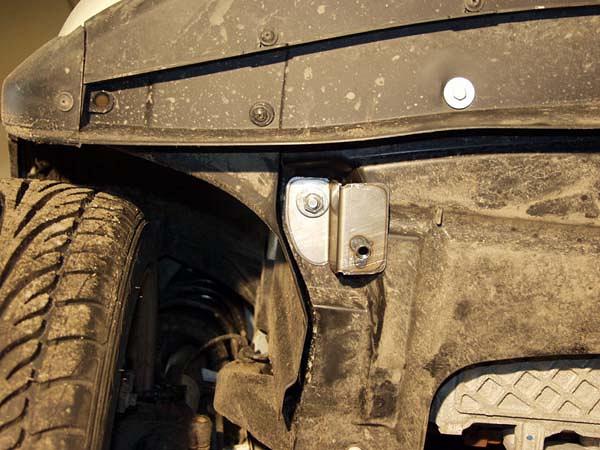 Алюминиевая защита картера и КПП на Mini Cooper S, алюминий 5 мм, Sheriff (Шериф) 04.0891