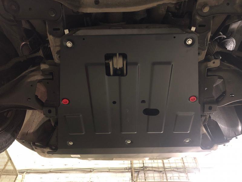 Защита картера и КПП для RENAULT Duster  2015 -, V-1,5TD AТ FWD, Sheriff, сталь 2,0 мм, арт. 18.4268