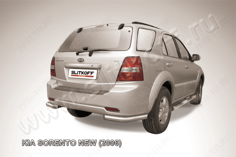 Уголки d57 Kia Sorento (2006-2011) , Slitkoff, арт. KSR011