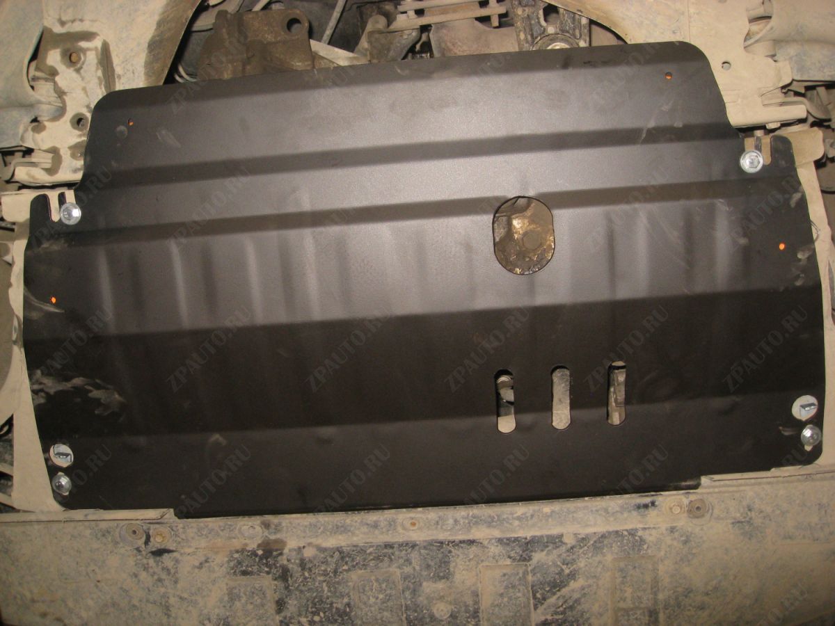 Renault Grand Scenic I 2004-2009 V-all защита картера и КПП, ALFeco, сталь, 2 мм, арт. ALF1803st-2