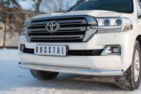 Защита переднего бампера d76 для Toyota Land Cruiser 200 2015, Slitkoff TLCZ-002162
