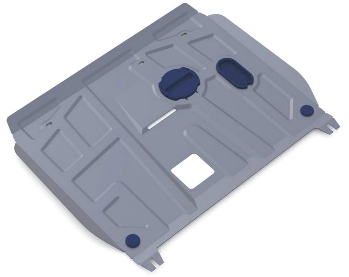 Защита картера и КПП Rival для Hyundai i30 II 2011-2015, штампованная, алюминий 3 мм, с крепежом, 333.2350.1